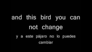 Free bird - Lynyrd Skynyrd. Traducida al español