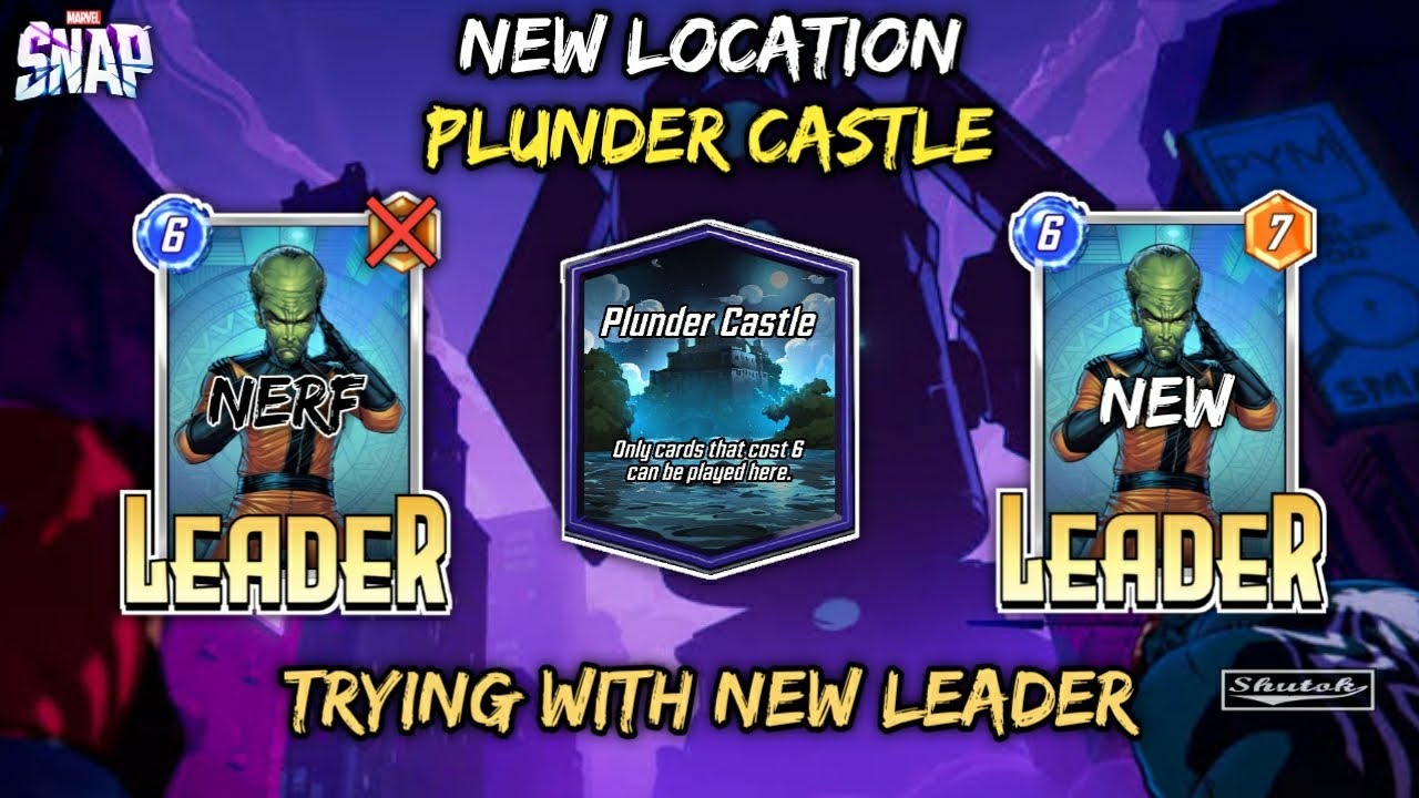 New Featured Location Plunder Castle, Trying With Nerf Leader Marvel