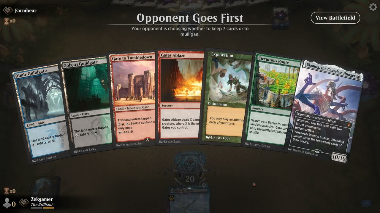 MTG Arena | Historic Gates | How to instantly have a game swing out of your favor.