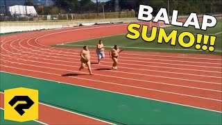 NGAKAK ABIS.. BEGINI KALAU SUMO LOMBA LARI..!!!