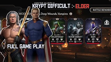 Krypt Difficult :- Elder Mode | Full Playthrough | Mk Mobile