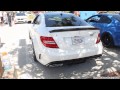 Mercedes Benz C63 Black Series X-Pipe LOUD REVVING!