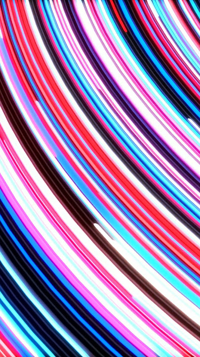 Blue & Red Neon Arc Animation Loop 4K | Dynamic Contrast Design 🔵🔴