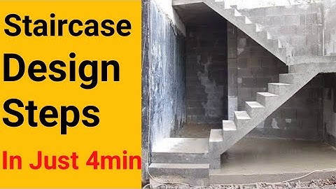 Staircase Design| Easy Method To  Design a Staircase|Civil Engineering|Yt Civil and Ca