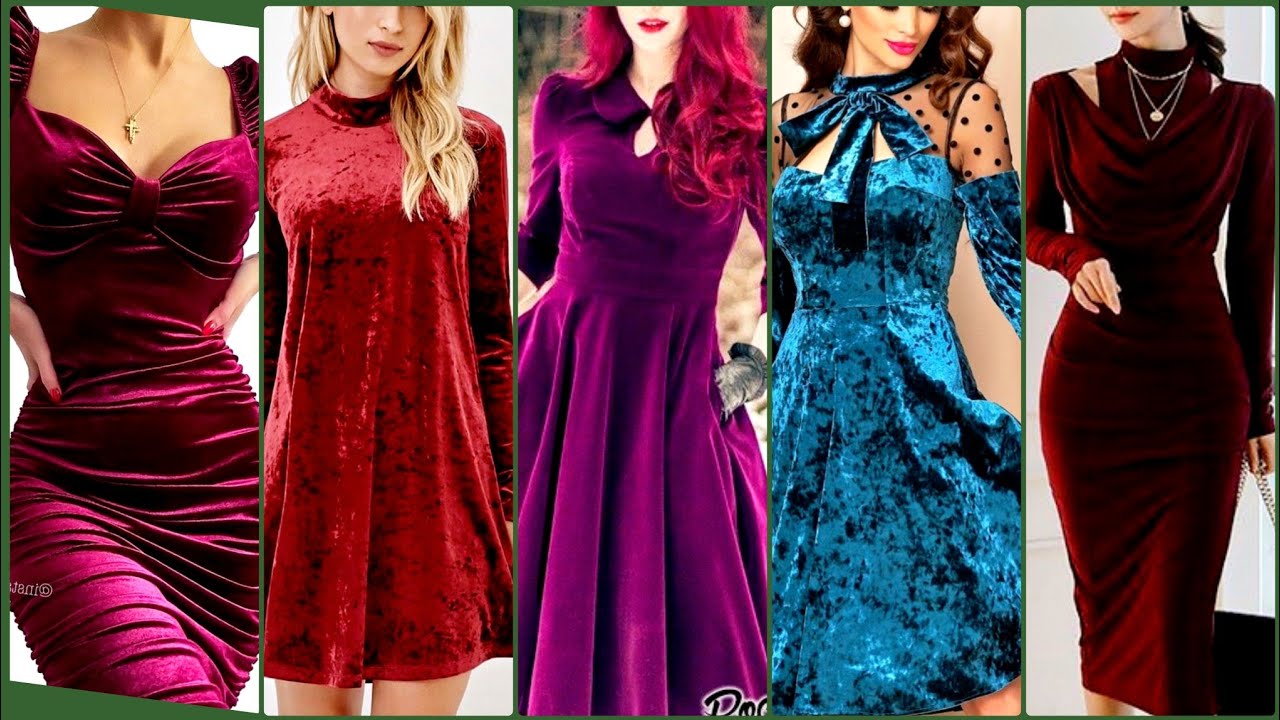 Women Clothing Autumn Winter Slim Fit Sheath Velvet Party Gathering Sexy Cami Dress main image 1
