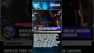 Rumah Kontrakan Terbakar Dua Orang Pegawai Lapas Labuhan Bilik Ditemukan Meninggal Dunia