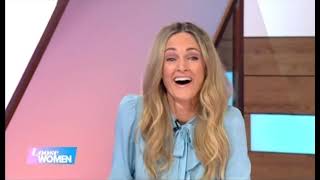Set falls apart and nearly hits Storm Keating - Loose Women 12th July 2021