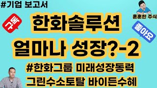정부의한국그린뉴딜신재생에너지태양광최대수혜+니콜라이슈는일단락+한화그룹미래성장동력?한화솔루션의기초석유화학+태양광실적은지속성장중이며태양광풍력K뉴딜리더기업미국바이든수혜매출액광영업이익성장주