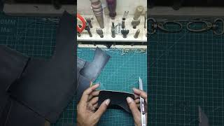 cutting #mhrvsleather #mhrvs #truckerwallet #wallet #handmade #leathergoods 