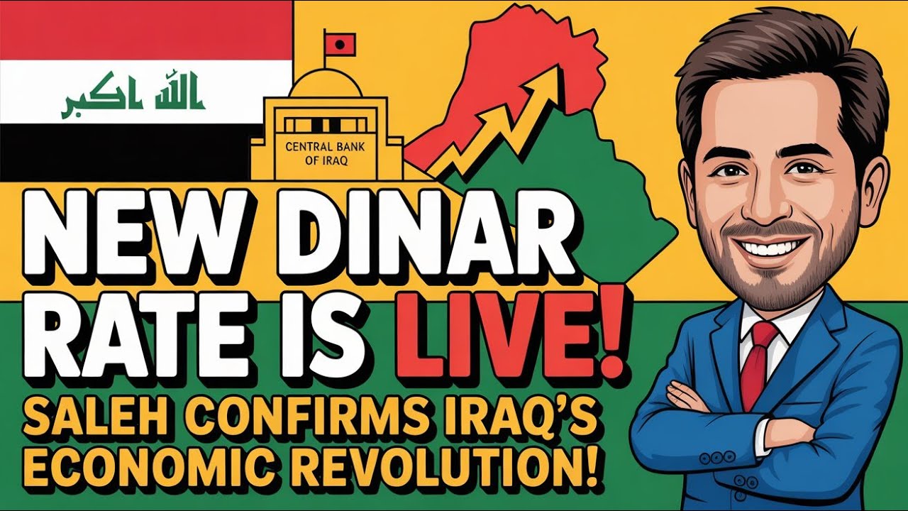 СРОЧНО: Салех подтвердил, что новый курс динара вступил в силу 💥 Финансовая перезагрузка Ирака на...