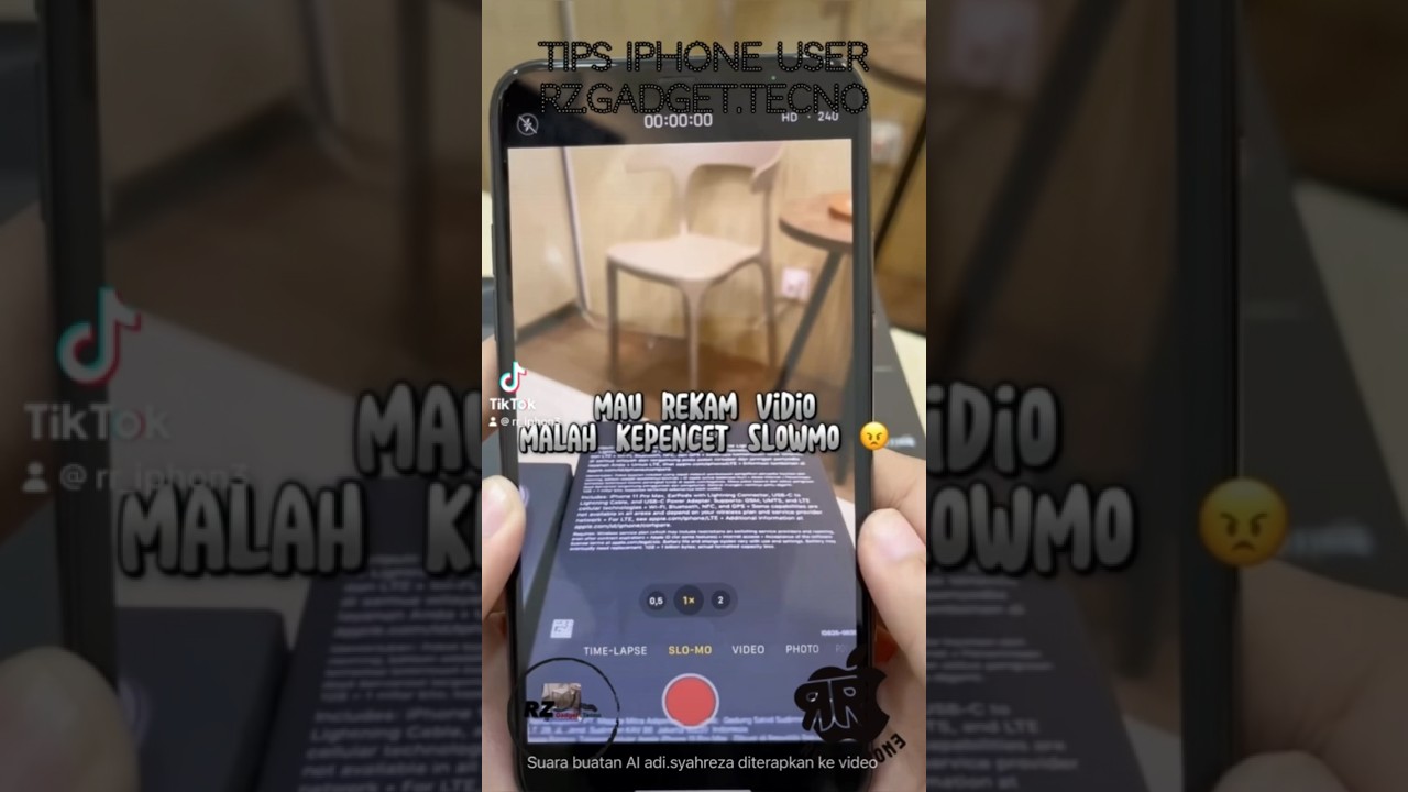 Cara Merubah Rekam Slomo menjadi Video Standar 