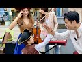 Professional BLIND violinist JOINS ME | Pirates Of The Caribbean - Karolina Protsenko and Ray Chen