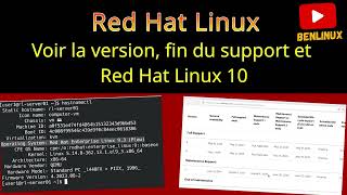 Afficher La Version De Red Hat Linux, Les Dates Fin Du Support Et Red Hat Linux 10