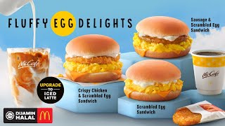 Mcdonald S Scrambled Egg Sandwiches Youtube