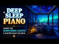 Under the Northern Lights &amp; Winter Night Sounds for Relax| Deep Sleep Piano Sanctuary