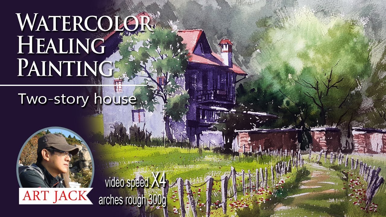 How to Paint Watercolor Landscape 