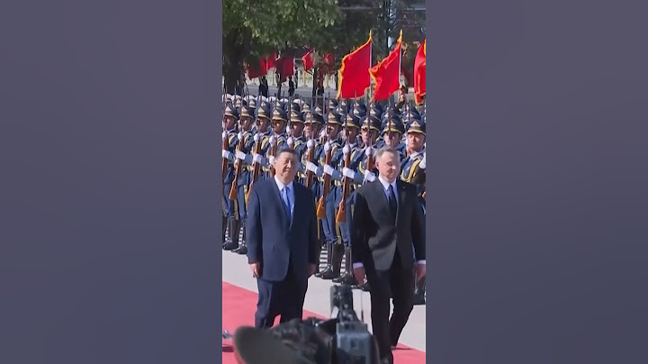 Xi Jinping wita prezydenta Polski Dudę w Pekinie