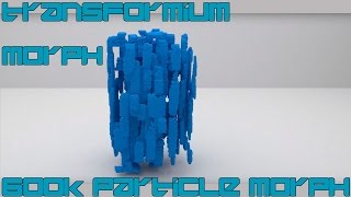 Blender 'Transformium' - 600K Keyed Particles