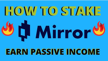 How to Stake Mirror Tokens Tutorial