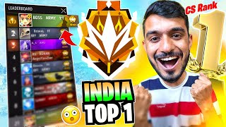 &quot;CS INDIA TOP 1 BOSS ARMY ID BACK❤ TOP 1 SOON ? Free Fire Live
