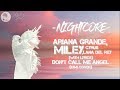 [Nightcore] Ariana Grande,Miley Cyrus,Lana Del Rey - Dont Call Me Angel ( With Lyrics ) (KIM! Cover)