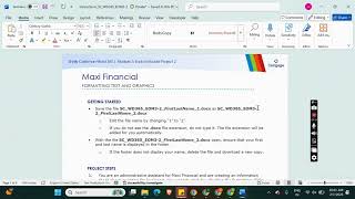 Shelly Cashman Word 365 | Module 3: End of Module Project 2 Maxi Financial #shellycashman Net Worth
