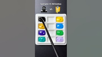 Squid game & Inside out Guess the mixed colors #satisfying #oddlysatisfying #sharkzhan