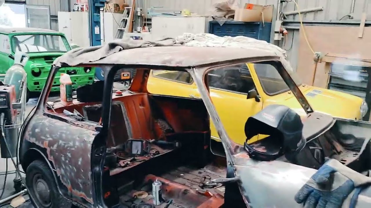 classic mini clubman part 3 more bodywork