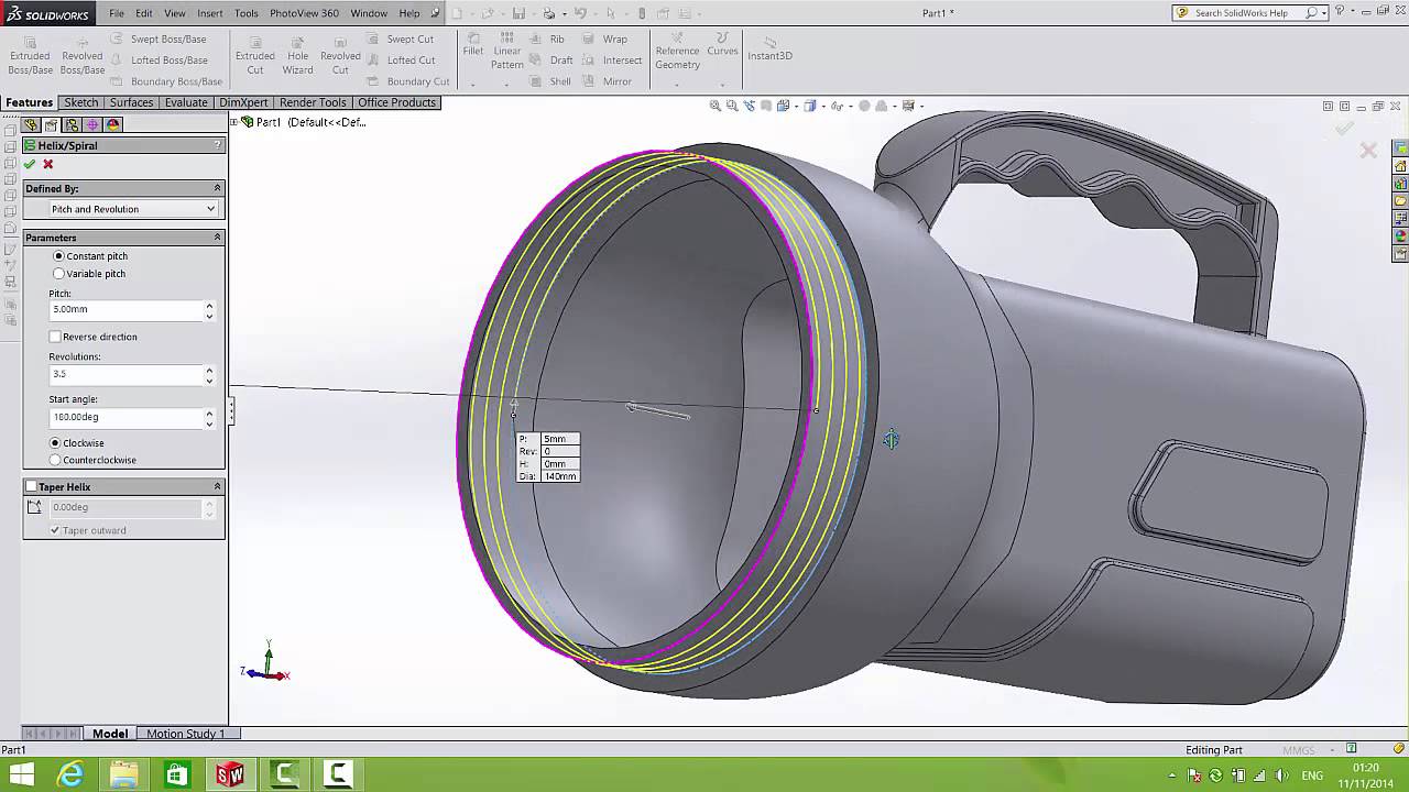DK SolidWorks Torch Part 3 - YouTube