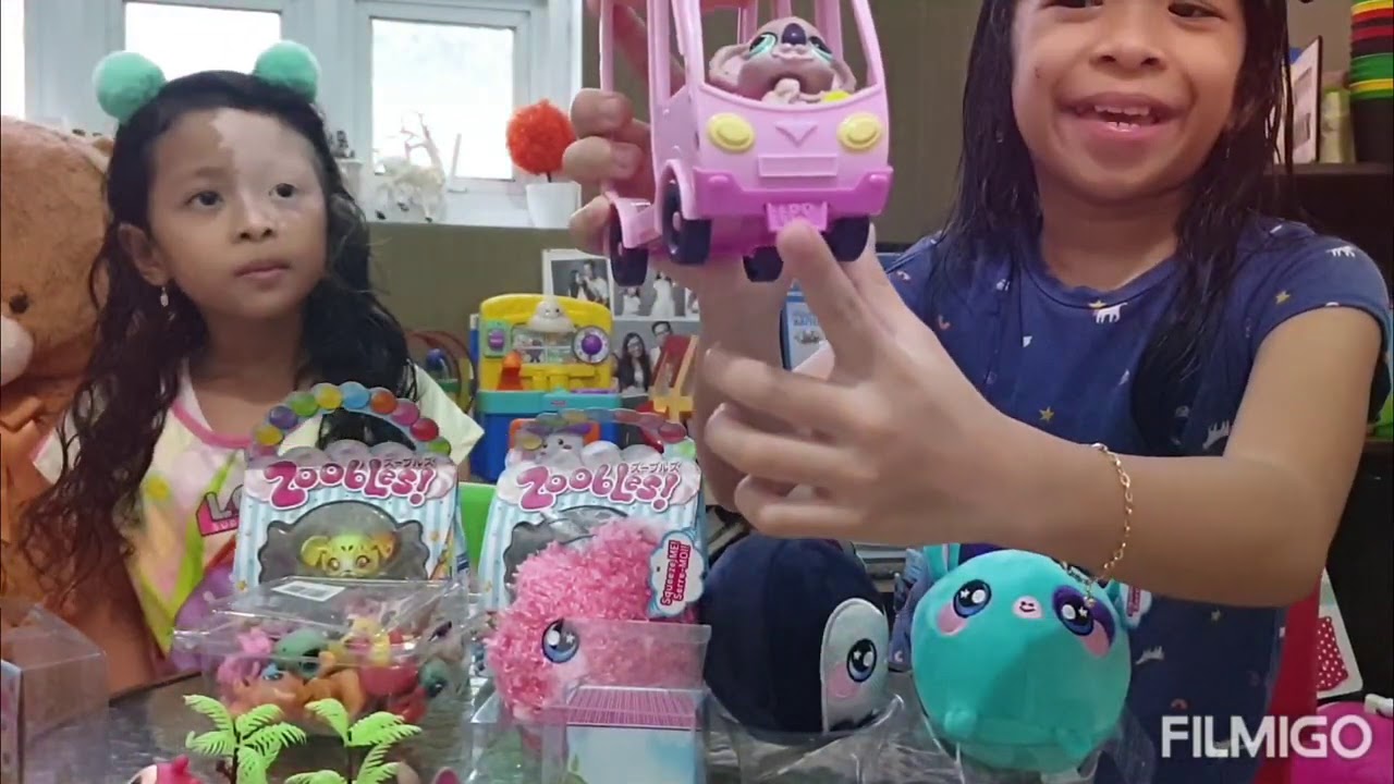 Unboxing Zoobles, Squezamals, LPS by Kak Joy And Aiko