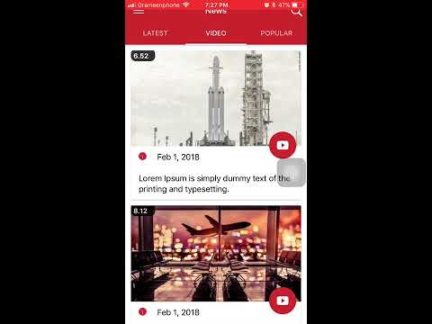 Multipurpose News App Template