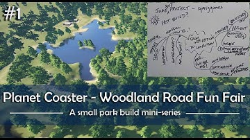 Planet Coaster - Woodland Road Fun Fair Part 1 of 7 (Ideas, Planning)