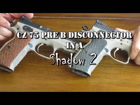 What will a Pre B Disconnector do in a CZ 75 Shadow 2?
