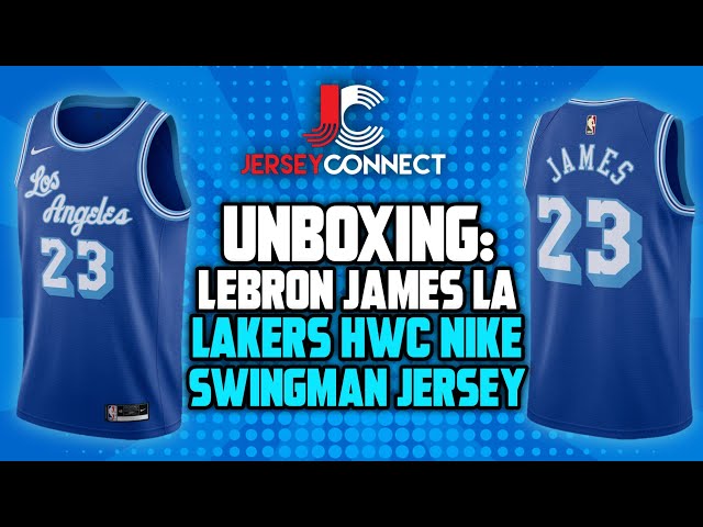 UNBOXING: LeBron James Los Angeles Lakers Earned Edition Swingman NBA Jersey  