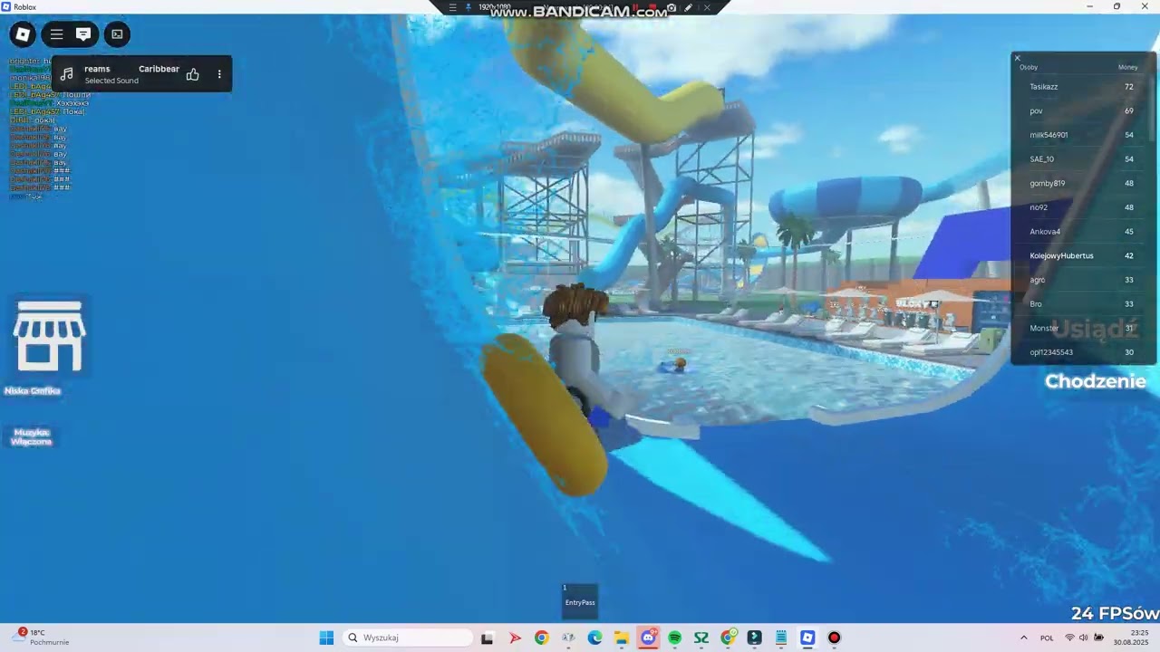 Communal Slide: "Bloxy Water Park" | Roblox | Game