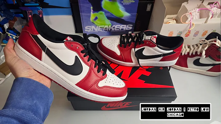Jordan 1 Retro Low OG Chicago (2025) - On Feet and Check - NiCe 84%