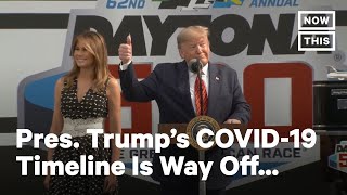 Видео Trump’s COVID-19 Timeline VS. WHO's COVID-19 Timeline | NowThis (автор: NowThis News)