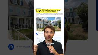 A Record 242 US Cities Have $1 Million Starter Homes