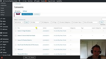Learning LearnDash- What our WP Dash and Course looks like