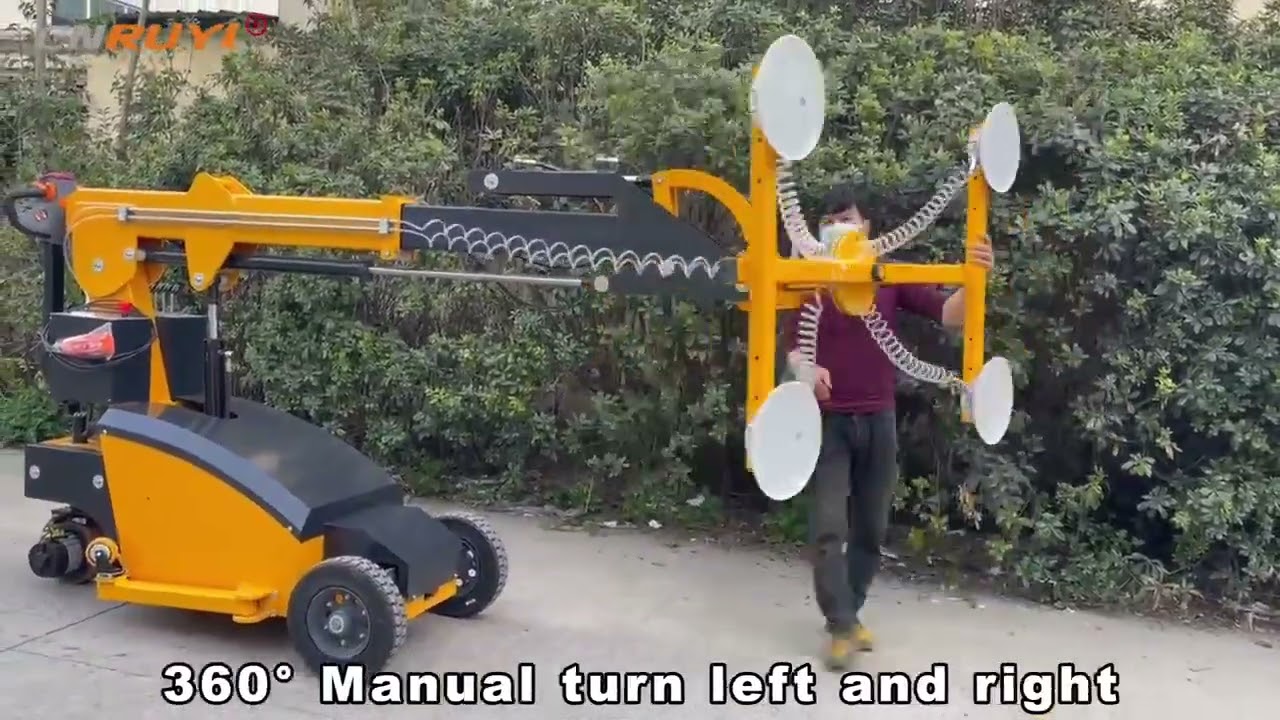 300-400kg load capacity glass installation robot