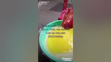 Tự làm nước rửa chén, rửa xe, nước giặt quần áo tại nhà không hóa chất độc hại 0933145416