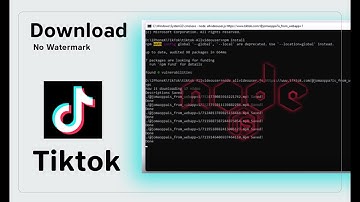 Tik Tok scrape all videos No watermark free in Node JS