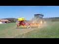 Grassland pro harrow gp 600 putting down grass seed mix