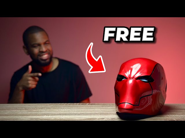 FREE 3D Printed Red Hood Helmet from Do3D!!! Seriously, FREE!!! - YouTube free-3d-printed-red-hood-helmet-from-do3d-seriously-free-youtube