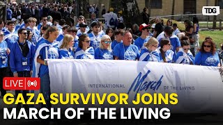 Holocaust Memorial March LIVE: Gaza Survivors & Freed Hostage Walk Together at Auschwitz