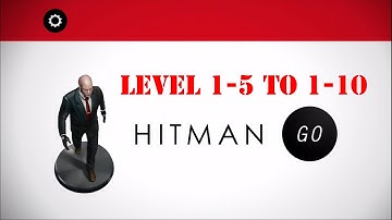 Hitman Go gameplay on iPhone 5S - Level 1-6 to 1-10
