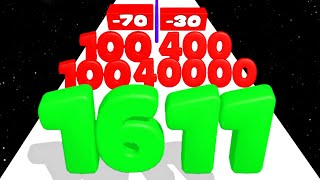 Number Master Run (vs) Man Runner 2048 - Math Games Android, iOS (Freeplay, Max Level) screenshot 3