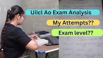 Uiic Ao 2024 self given exam analysis. My Attempts?? #uiicl #uiicao #uiic2024 #uiic