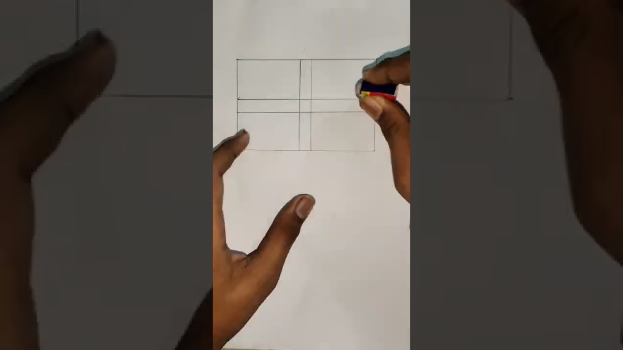 Draw England flag easily....