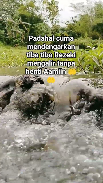 Aamiin Kunfayakun 🤲🤲🤲 #pemandangan #sungai #bacaanalquran